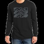 NAISH TS LongSlee  Logo Stripe