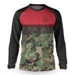 Basic Stripe LS Jersey<br><small>Camo Red</small>