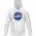 Nasa Emblem Fleece Hoodie<br><small>White</small>