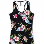 Luau Black Tank Top Women<br><small></small>